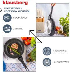 PATELNIA MARMURKOWA KLAUSBERG 24cm KB-7988