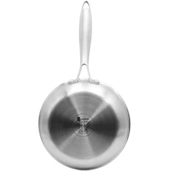 PATELNIA STALOWA 26cm Z POWŁOKĄ PLASTER MIODU 5551