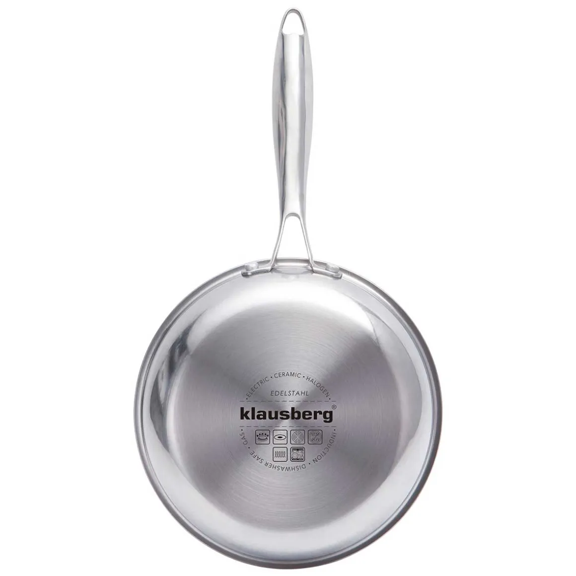 PATELNIA STALOWA 20cm Z POWŁOKĄ PLASTER MIODU KLAUSEBRG KB-9021