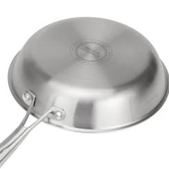 PATELNIA STALOWA 22cm Z POWŁOKĄ PLASTER MIODU E-7546
