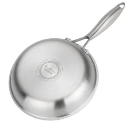 PATELNIA STALOWA 20cm Z POWŁOKĄ PLASTER MIODU E-7545