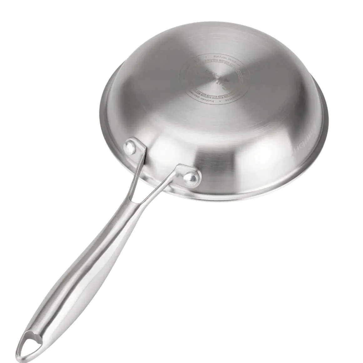 PATELNIA STALOWA 18cm Z POWŁOKĄ PLASTER MIODU E-7544