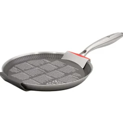 PATELNIA STALOWA DO NALEŚNIKÓW 28cm Z POWŁOKĄ PLASTER MIODU 5547