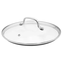PATELNIA STALOWA Z POKRYWKĄ 30cm POWŁOKA PLASTER MIODU 5557