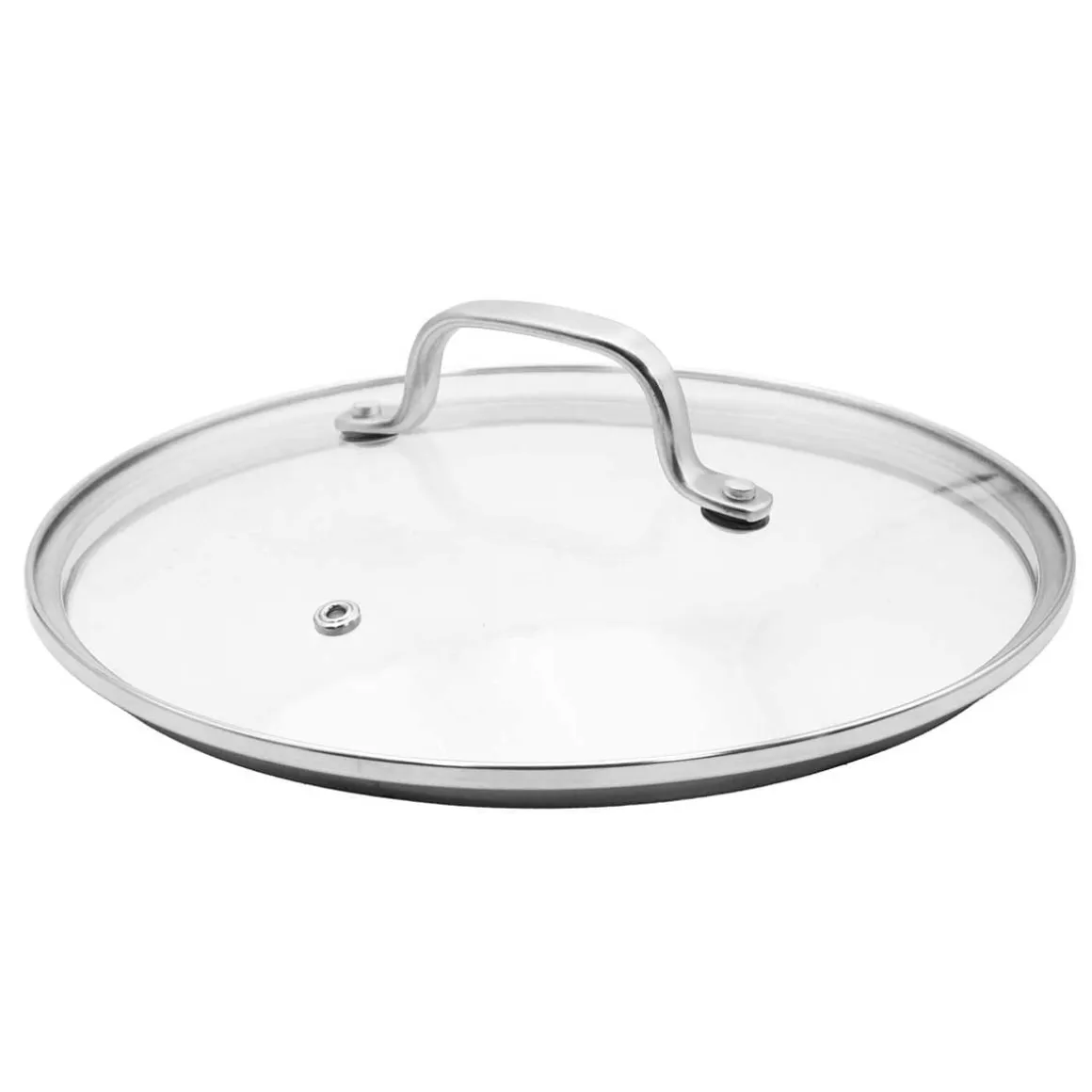 PATELNIA STALOWA Z POKRYWKĄ 30cm POWŁOKA PLASTER MIODU 5557
