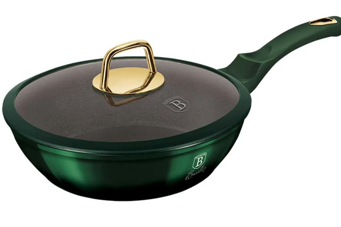 PATELNIA TYTANOWA BERLINGER HAUS 24cm BH-6049 EMERALD