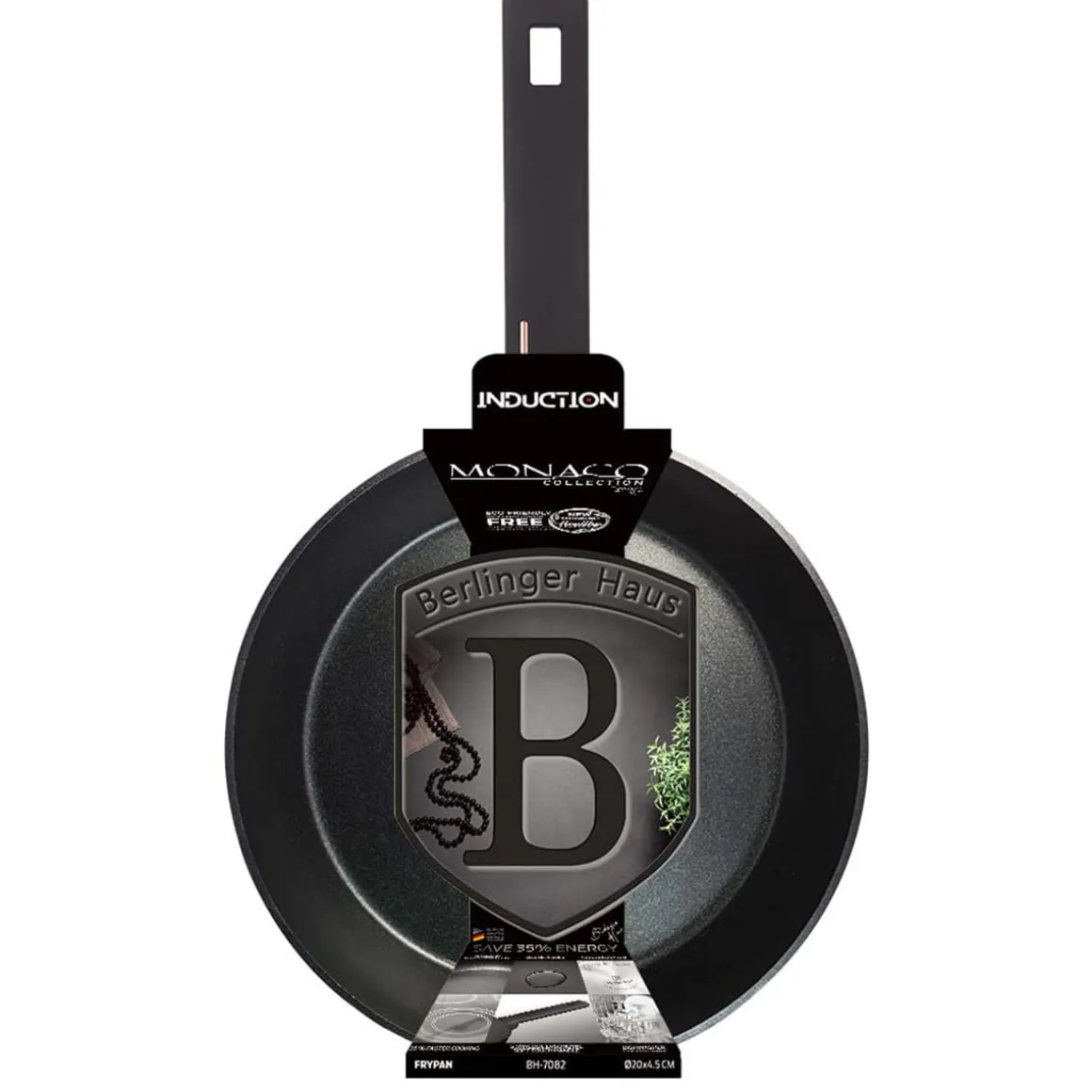 PATELNIA TYTANOWA 20cm BERLINGER HAUS BH-7082 MONACO OUTLET