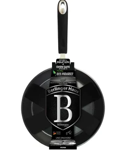 PATELNIA TYTANOWA 30cm BERLINGERHAUS BH-6118 BLACK PROFESSIONAL