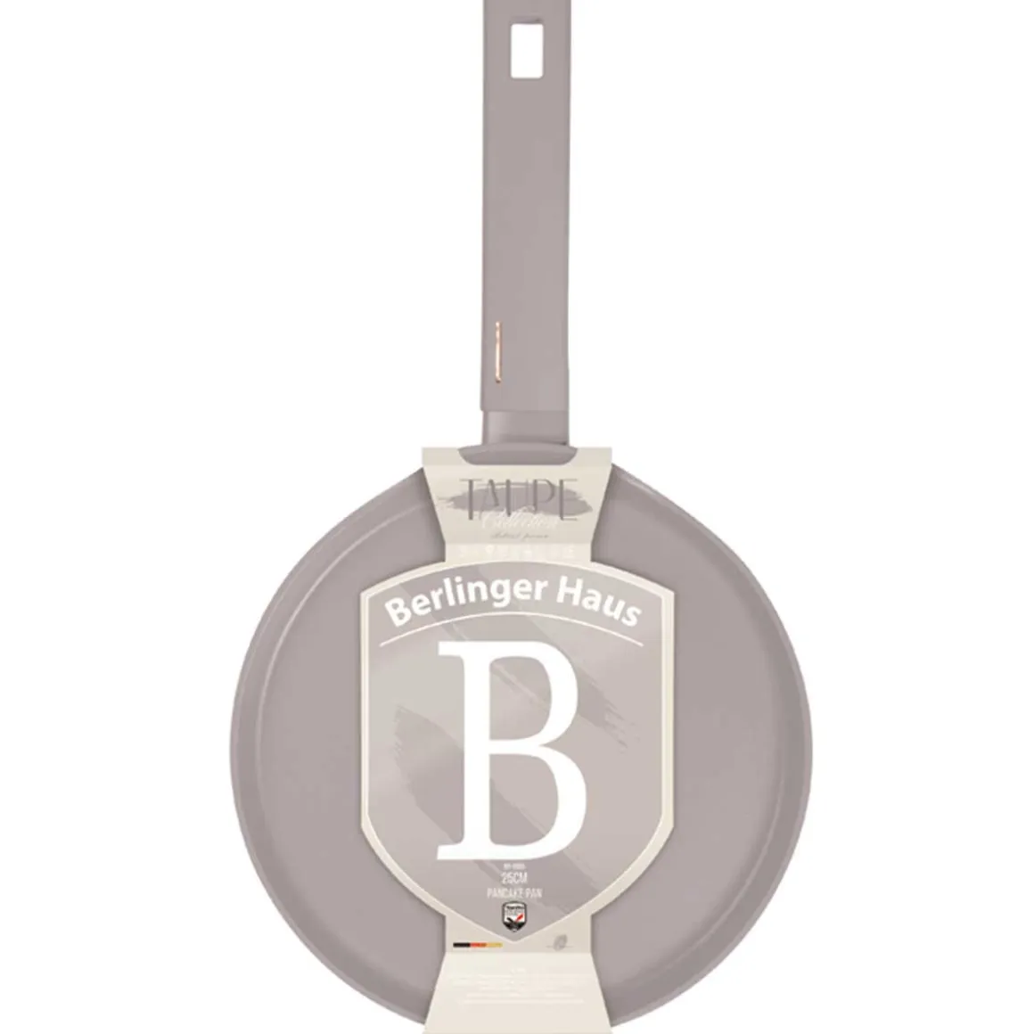 PATELNIA TYTANOWA DO NALEŚNIKÓW 25cm BERLINGER HAUS BH-8085 TAUPE
