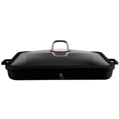 PATELNIA TYTANOWA Z POKRYWĄ 34x34cm BERLINGER HAUS BH-7789 BLACK ROSE