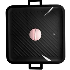 PATELNIA TYTANOWA Z POKRYWĄ 34x34cm BERLINGER HAUS BH-7789 BLACK ROSE
