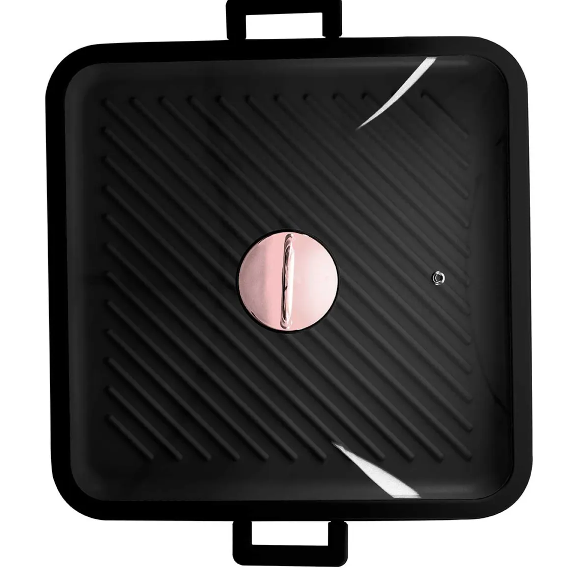 PATELNIA TYTANOWA Z POKRYWĄ 34x34cm BERLINGER HAUS BH-7789 BLACK ROSE