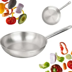 PATELNIA ZE STALI NIERDZEWNEJ 21CT 24cm KINGHOFF KH-2019 GASTRO