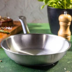 PATELNIA ZE STALI NIERDZEWNEJ 21CT 20cm KINGHOFF KH-2018 GASTRO