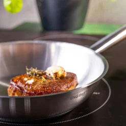 PATELNIA ZE STALI NIERDZEWNEJ 21CT 20cm KINGHOFF KH-2018 GASTRO