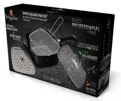 PATELNIA Z KOSZEM I PŁYTĄ PAROWĄ BERLINGERHAUS BH-6554