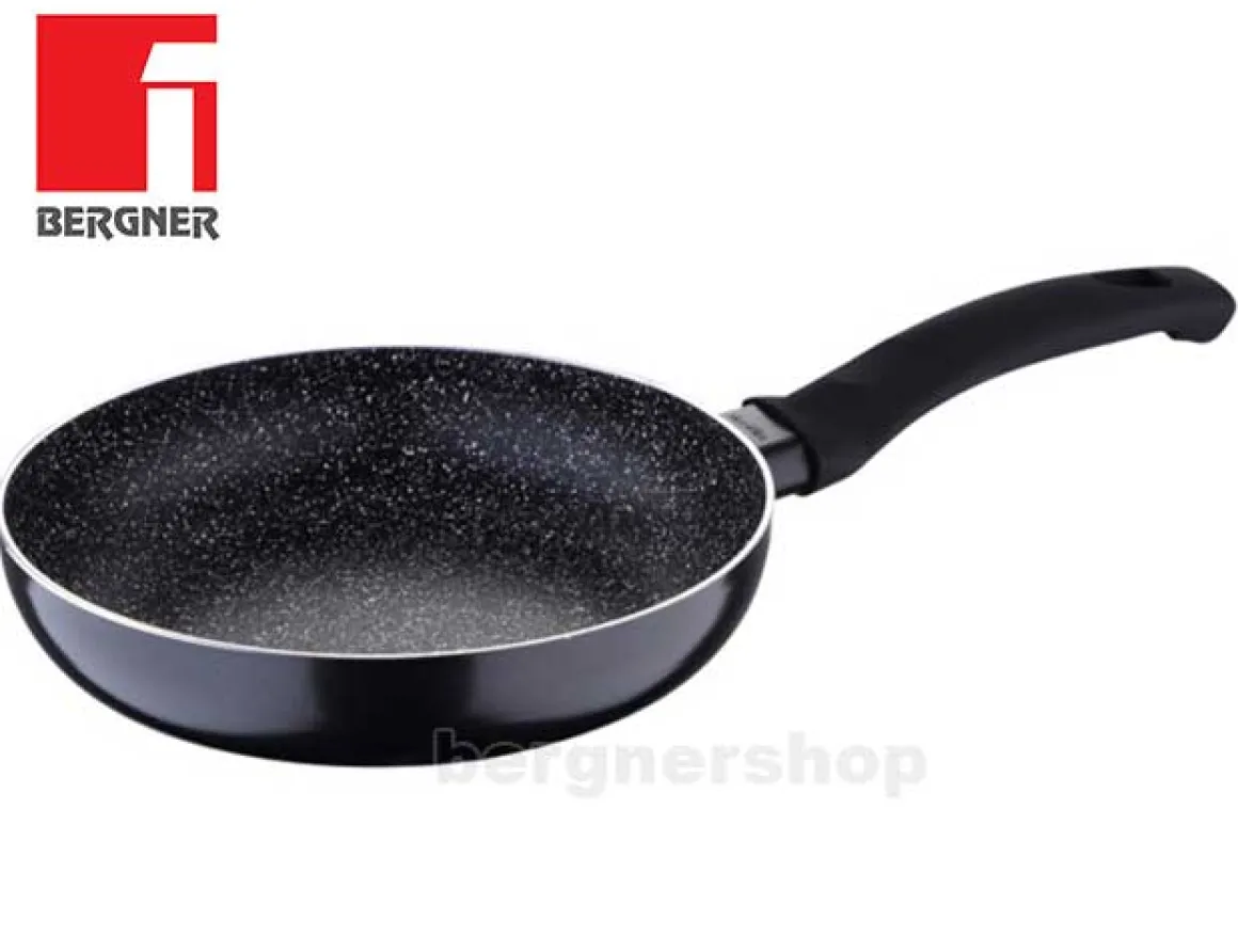 PATELNIA Z POWŁOKĄ MARMUROWĄ BERGNER 28cm BG-7755 BELLINI OUTLET