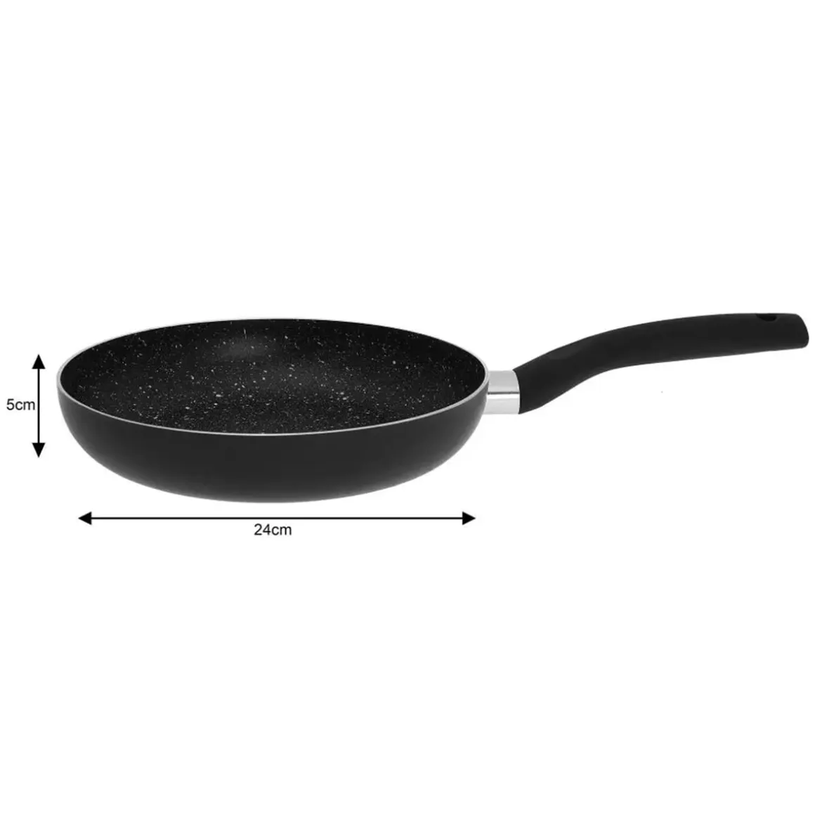 PATELNIA Z POWŁOKĄ MARMUROWĄ KINGHOFF MARMO 24cm KH-3981