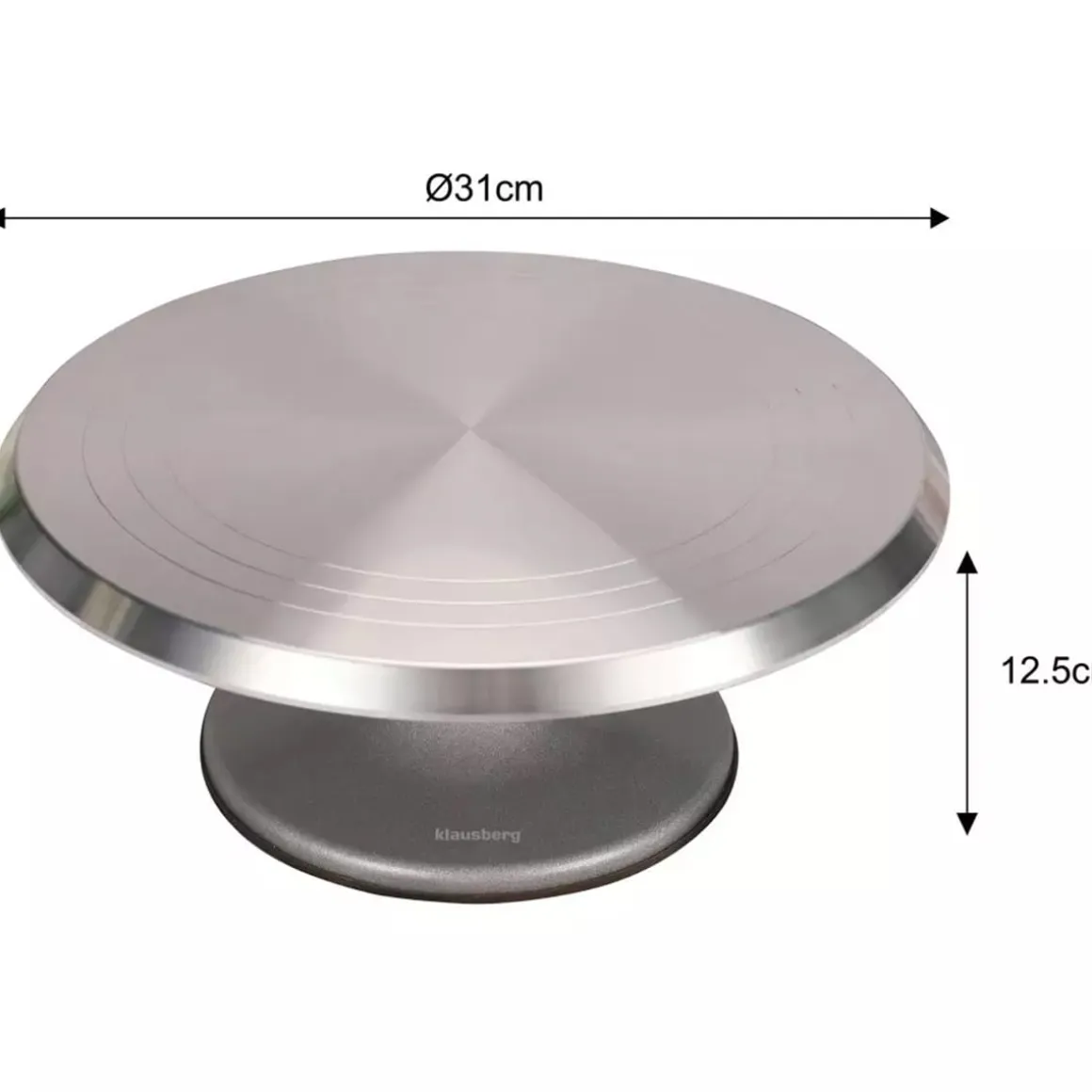 PATERA OBROTOWA 31cm DO TORTÓW CIAST KLAUSBERG KB-7710