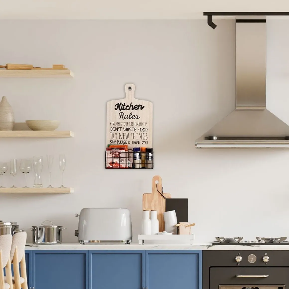PÓŁKA KUCHENNA LOFT NA PRZYPRAWY AKCESORIA