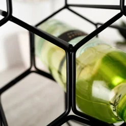 PÓŁKA STOJAK NA WINO 6 BUTELEK 229059 LOFT