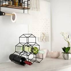 PÓŁKA STOJAK NA WINO 6 BUTELEK 229059 LOFT