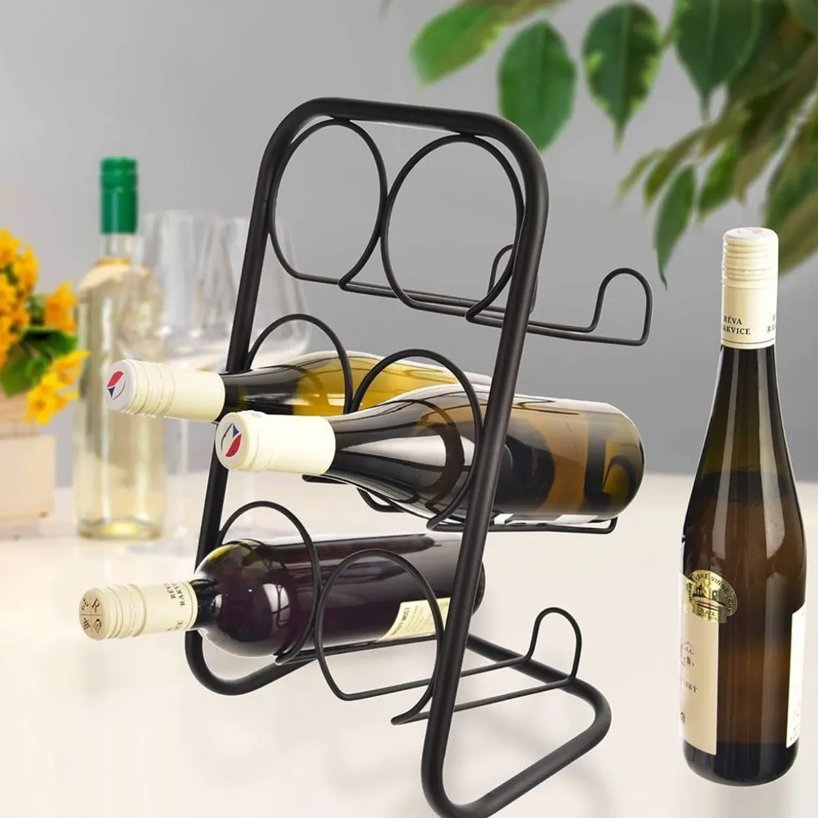 PÓŁKA STOJAK NA WINO 6 BUTELEK 540602 LOFT