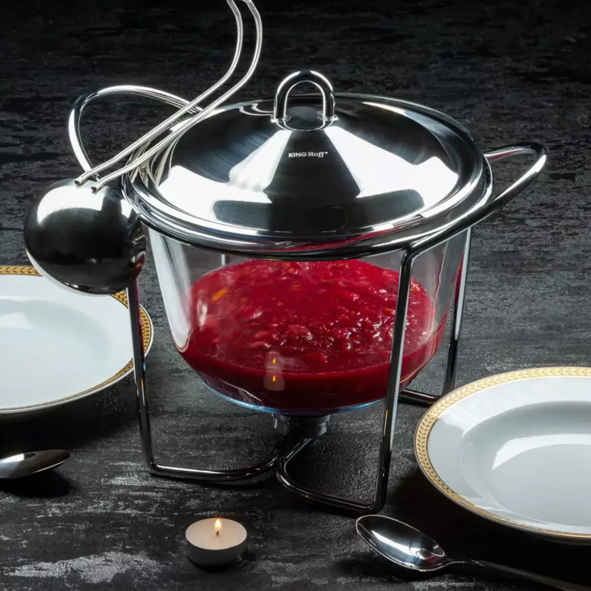 PODGRZEWACZ ŻAROODPORNY WAZA 4,1L KINGHOFF KH-1413