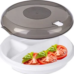 POJEMNIK DZIELONY 25cm DO KUCHENKI MIKROFALOWEJ MIKROFALI 229123