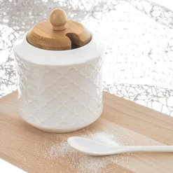PORCELANOWA CUKIERNICA CUKIERNICZKA Z ŁYŻECZKĄ ORION