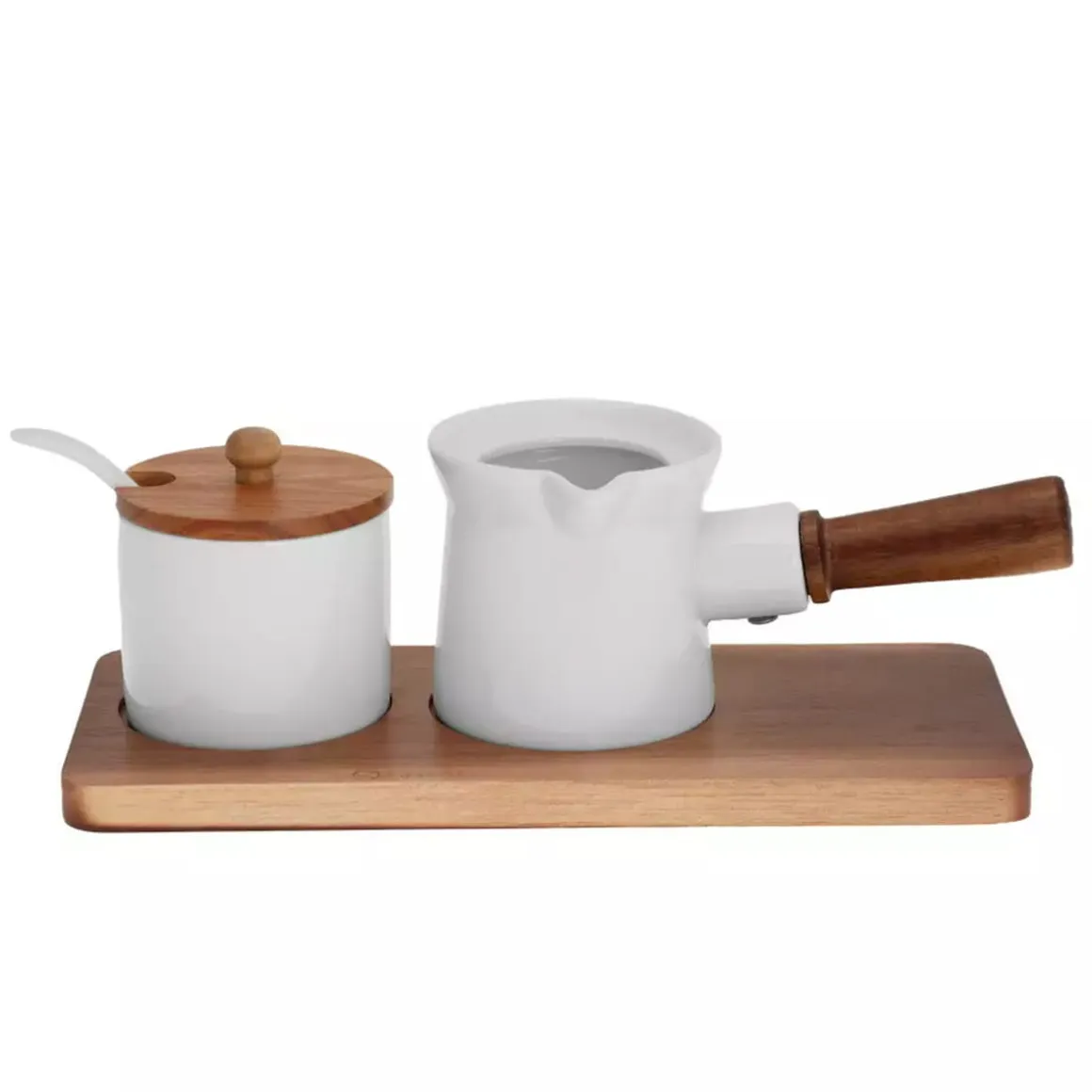 PORCELANOWA CUKIERNICA ORAZ MLECZNIK NA PODSTAWCE KASSEL