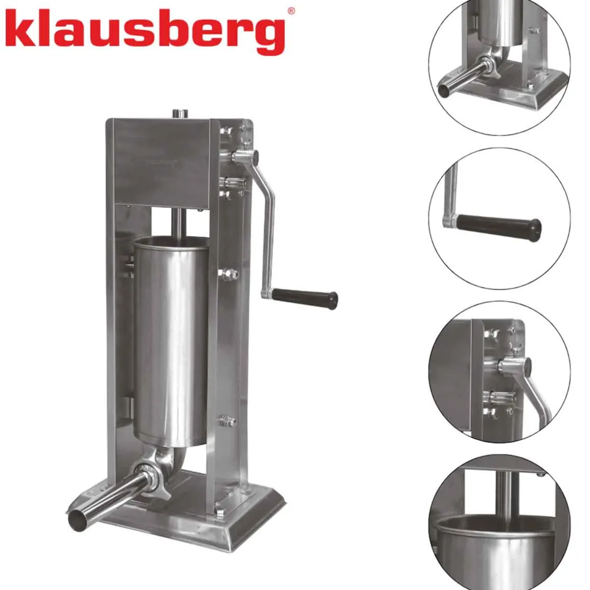 PROFESJONALNA NADZIEWARKA DO KIEŁBASY 5kg KLAUSBERG KB-7930