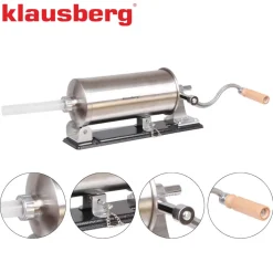 RĘCZNA NADZIEWARKA DO KIEŁBASY 3kg KLAUSBERG KB-7928