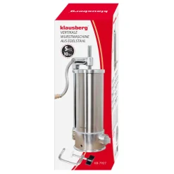 RĘCZNA NADZIEWARKA DO KIEŁBASY 5kg KLAUSBERG KB-7927 PIONOWA