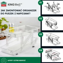 REGULOWANY ORGANIZER GRAWITACYJNY NA PUSZKI KINGHOFF KH-1944