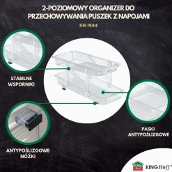 REGULOWANY ORGANIZER GRAWITACYJNY NA PUSZKI KINGHOFF KH-1944