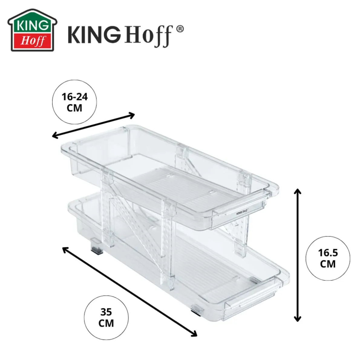 REGULOWANY ORGANIZER GRAWITACYJNY NA PUSZKI KINGHOFF KH-1944