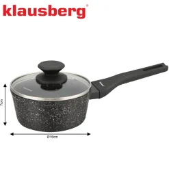 RONDELEK MARMUROWY 1,2l Z POKRYWĄ KLAUSBERG KB-7986