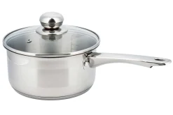 RONDELEK STALOWY Z POKRYWĄ 14cm KINGHOFF CHEF 1L