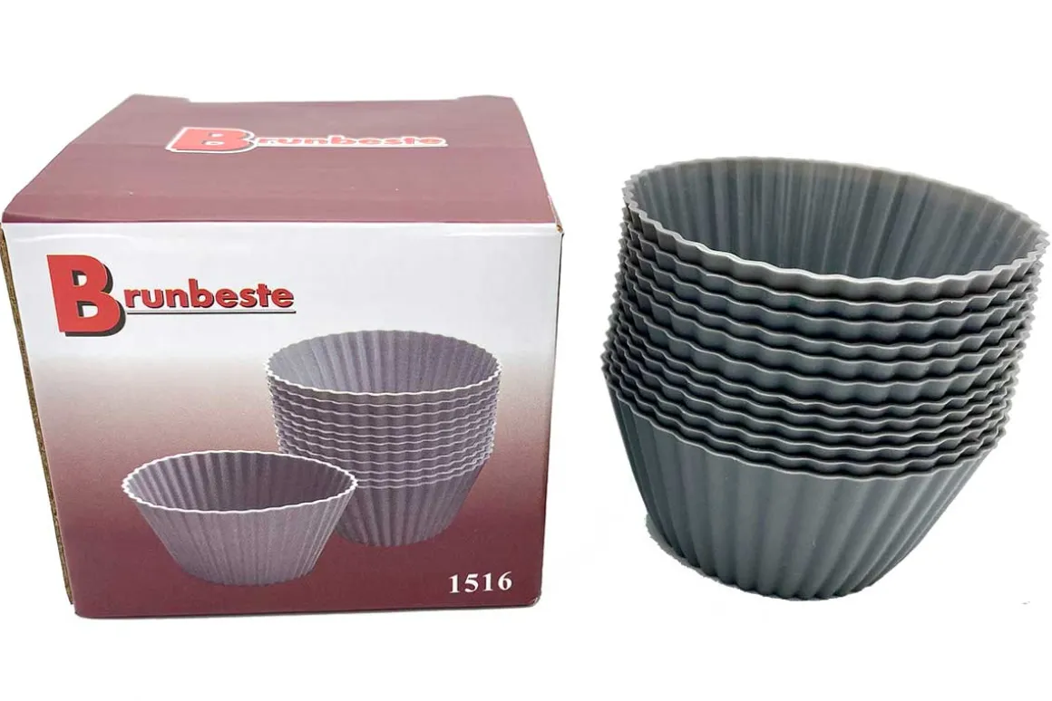 SILIKONOWE FOREMKI DO PIECZENIA MUFFINEK 12szt.