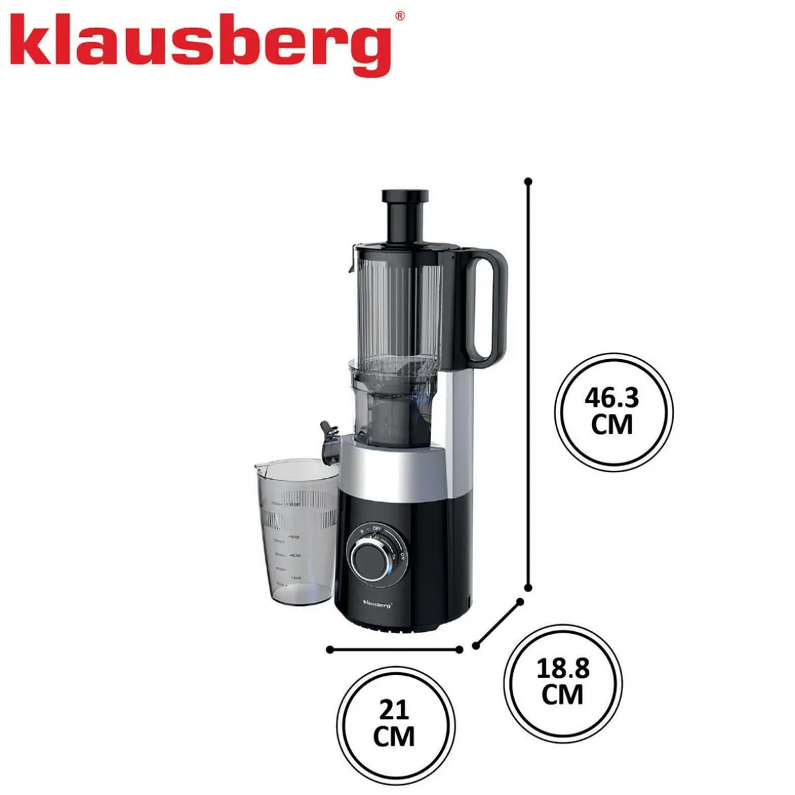 SOKOWIRÓWKA WYCISKARKA WOLNOOBROTOWA PIONOWA KLAUSBERG KB-7871