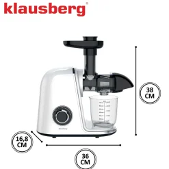SOKOWIRÓWKA WYCISKARKA WOLNOOBROTOWA KLAUSBERG KB-7869