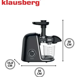 SOKOWIRÓWKA WYCISKARKA WOLNOOBROTOWA KLAUSBERG KB-7866