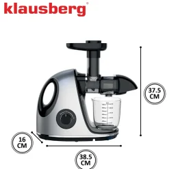 SOKOWIRÓWKA WYCISKARKA WOLNOOBROTOWA KLAUSBERG KB-7863
