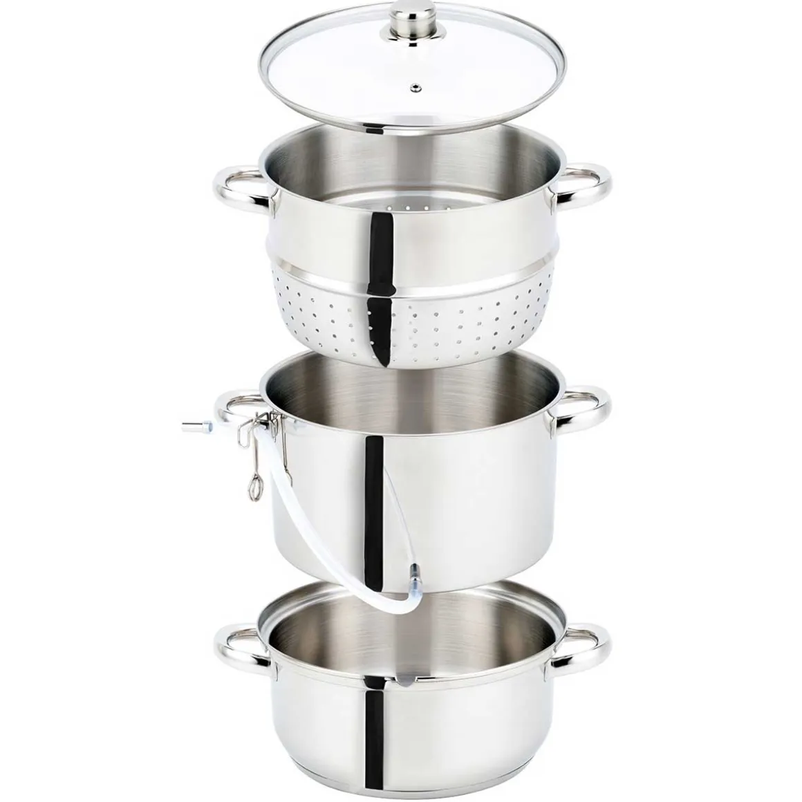SOKOWNIK PAROWY 8L INDUKCJA GAZ KLAUSBERG KB-9032 GARNEK DO SOKU