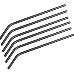 SŁOMKI METALOWE DO NAPOJÓW BERLINGER HAUS BH-2984 BLACK SILVER
