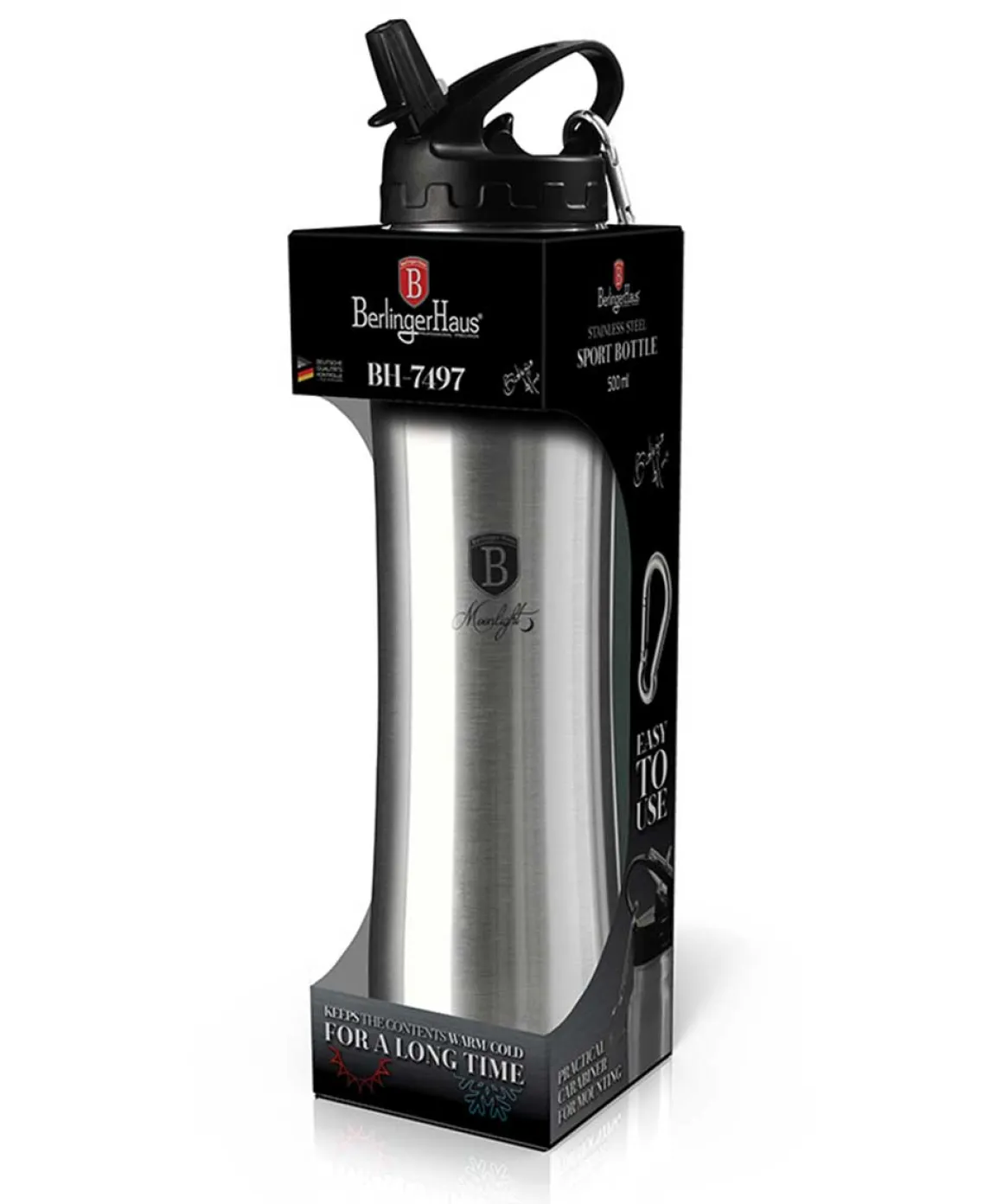 SPORTOWA BUTELKA BIDON 500ml BERLINGER HAUS BH-7497