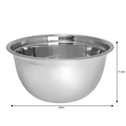 STALOWA MISKA MISA KUCHENNA 24cm KINGHOFF KH-1487