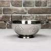 STALOWY DURSZLAK 24cm Z UCHWYTAMI KINGHOFF KH-1235