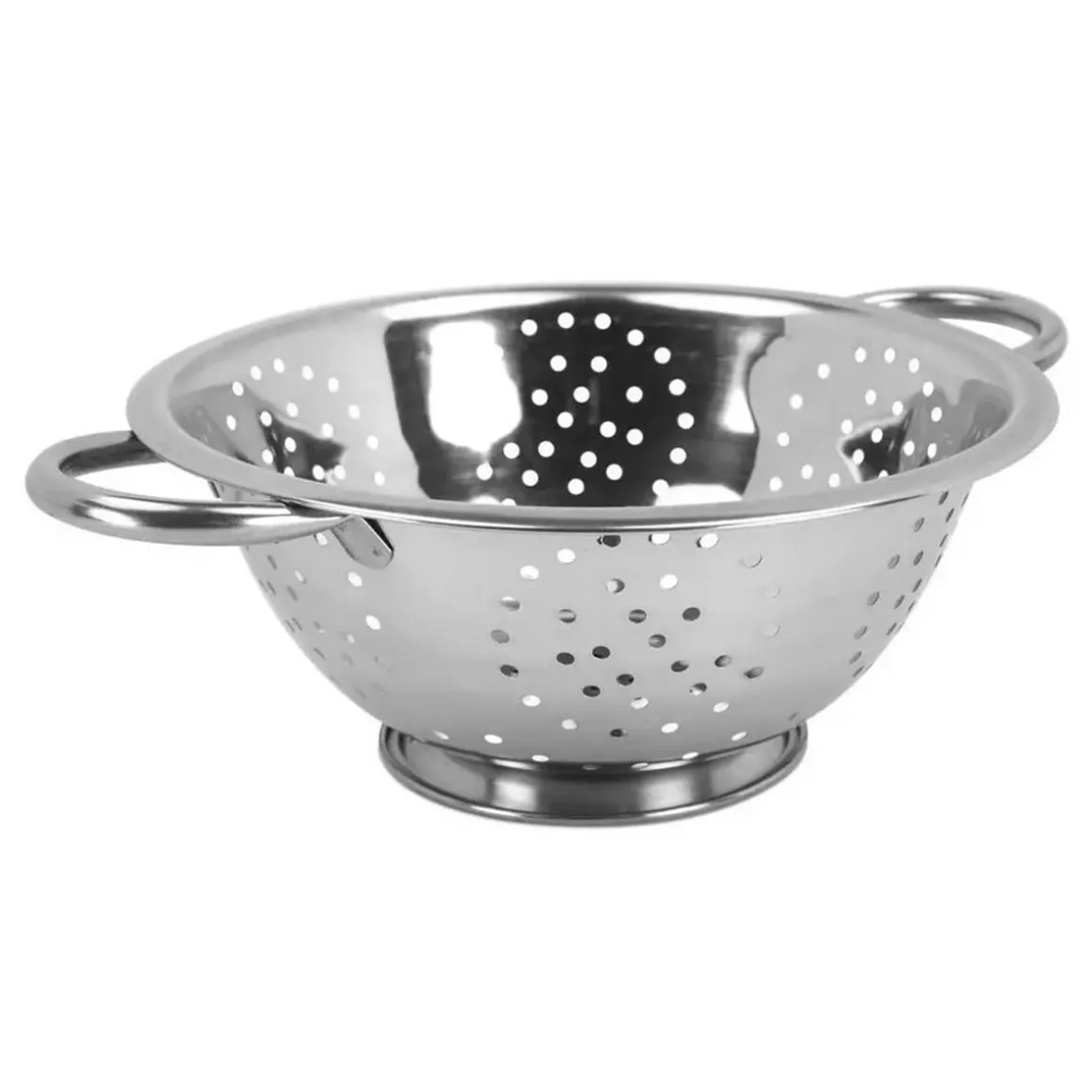 STALOWY DURSZLAK 24cm Z UCHWYTAMI KINGHOFF KH-1235